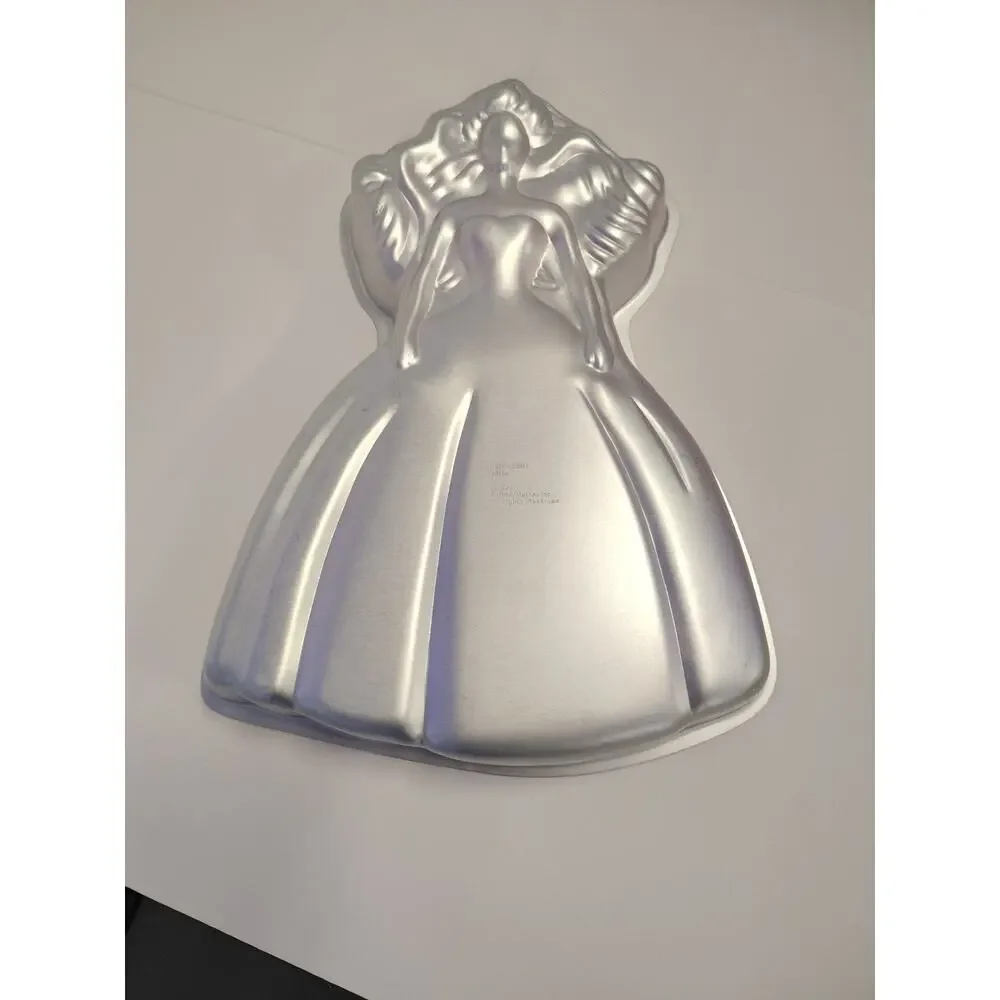 Wilton Metal Cake Pan 1992 Barbie Doll Princess Instructional Insert Facemaker